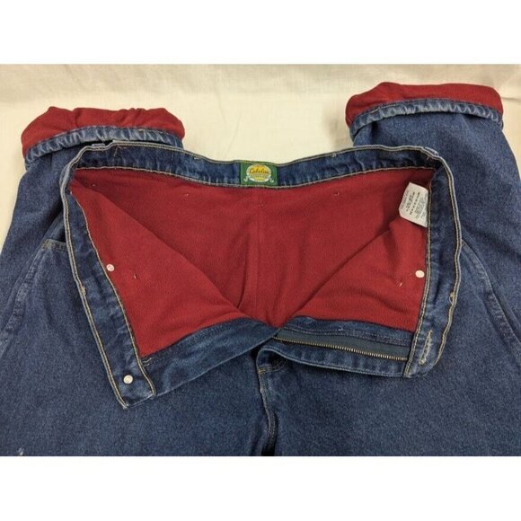 Cabelas blue Jeans Men's 36x30 Fleece Lined Warm Workwear Outdoor Relaxed - Picture 8 of 12